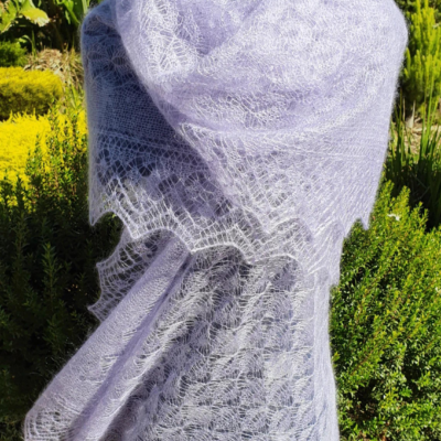 Silky Mohair Lace Wrap