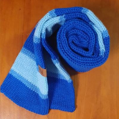 Long Scarf Royal Blue